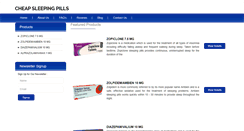 Desktop Screenshot of cheapsleepingpills.com